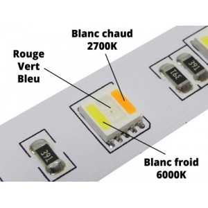 https://design-led.fr/nl/ exemplaar van Led lint 24V DC Rgb+Cct 60Leds/M - 5 Meter IP65 65,00 € 55,25 € lm2456