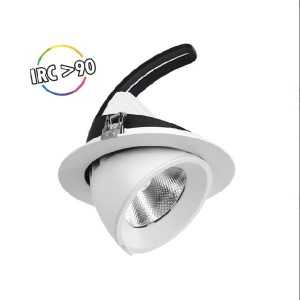 https://design-led.fr/es/ Foco LED Caracol BOUTICA Redondo basculante y orientable 20W 3000K IRC90 97,50 € 82,88 € 76710