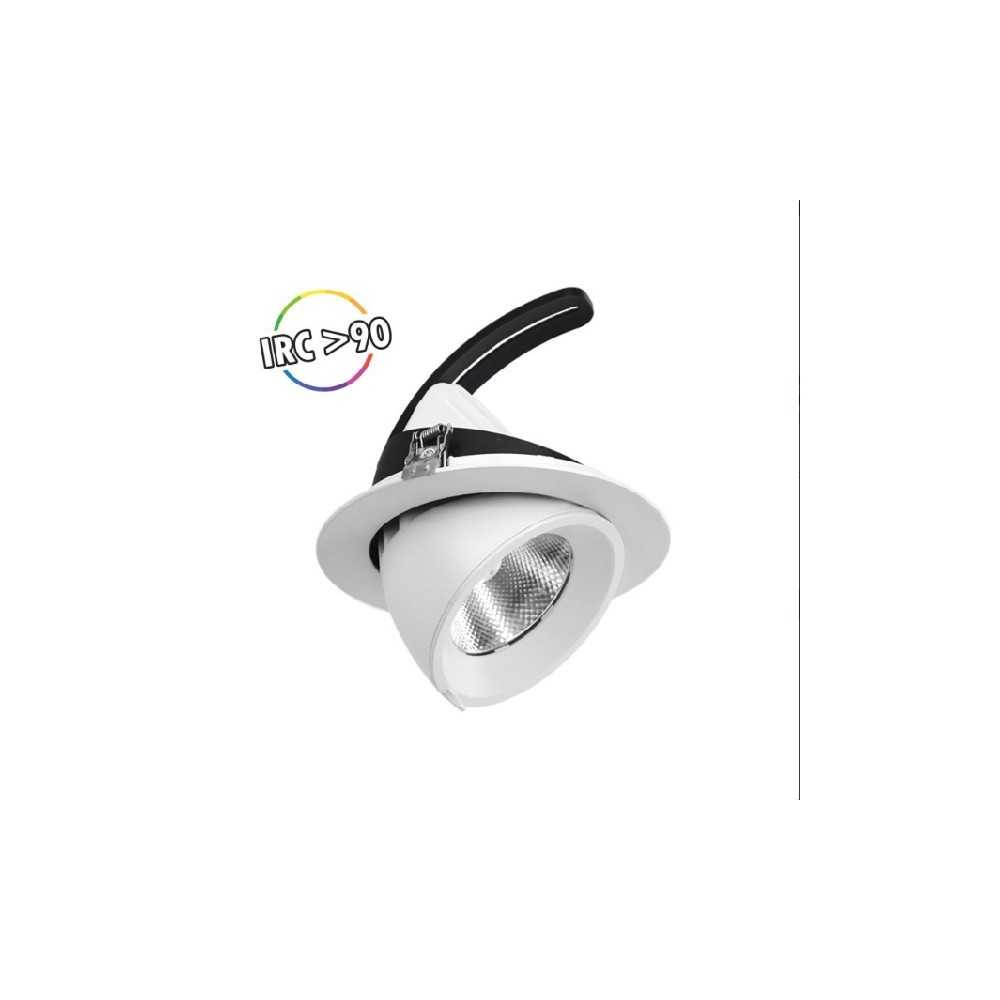 https://discount-led.fr/nl/ LED Slak Spotlight BOUTICA Rond Kantelbaar en Zwenkbaar 30W 4000K IRC90  106,20 €  84,96 €    76746