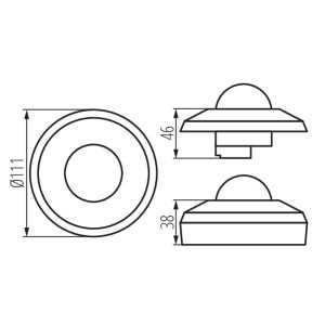 https://discount-led.fr/pt/ Detetor de movimento PIR branco SENTO-O de montagem saliente ou encastrável  22,50 €  18,00 €    ...