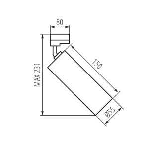https://design-led.fr/de/ LED-Spot für Schienenmontage ACORD GU10 weiß 20,30 € 17,26 € 33138