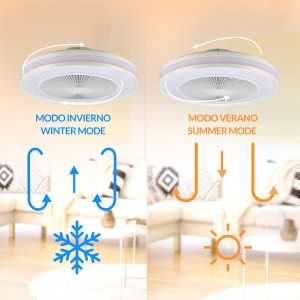 https://design-led.fr/pt/ Ventilador de teto com leds Colours Cct & Rgbic 50cm 158,90 € 135,07 € LM8830