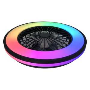 https://design-led.fr/gb/ Ceiling LED light with fan PLAVE LED CCT+RGB 50cm 93,10 € 79,13 € 38034
