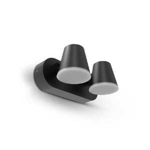 https://discount-led.fr/pt/ CAMELIA Aplique duplo LED orientável Preto 20W 3000K IP54 150,00 € 127,50 € 100936