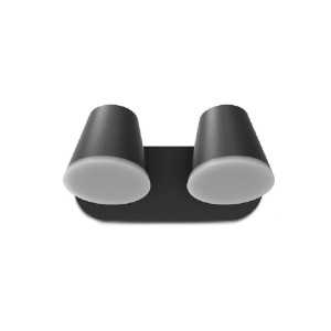 https://discount-led.fr/pt/ CAMELIA Aplique duplo LED orientável Preto 20W 3000K IP54 150,00 € 127,50 € 100936
