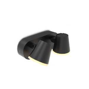 https://discount-led.fr/it/ CAMELIA Doppia lampada da parete orientabile a LED nera e rilevatore IR 20W 3000K IP54 165,00 € ...