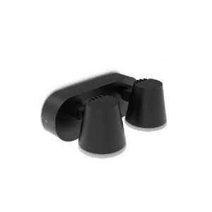 https://discount-led.fr/it/ CAMELIA Doppia lampada da parete orientabile a LED nera e rilevatore IR 20W 3000K IP54 165,00 € ...