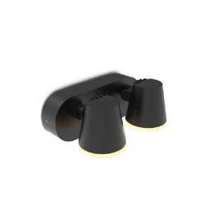 https://discount-led.fr/it/ CAMELIA Doppia lampada da parete orientabile a LED nera e rilevatore IR 20W 3000K IP54 165,00 € ...
