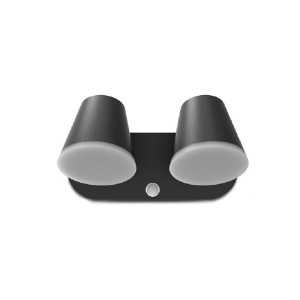 https://discount-led.fr/it/ CAMELIA Doppia lampada da parete orientabile a LED nera e rilevatore IR 20W 3000K IP54  165,00 € ...