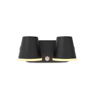 https://discount-led.fr/it/ CAMELIA Doppia lampada da parete orientabile a LED nera e rilevatore IR 20W 3000K IP54  165,00 € ...
