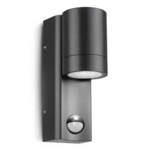 https://discount-led.fr/pt/ Candeeiro de parede cilíndrico EDEN Preto e GU10 Detetor IR IP44  68,80 €  55,04 €    100943
