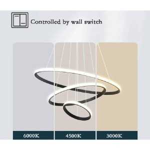 https://discount-led.fr/nl/ Zwarte 3 ring hanglamp 36w CTT 87,60 € 68,33 € A2618