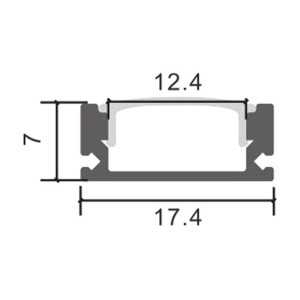 https://discount-led.fr/de/ Aluminium Sid-Profil, schwarz lackiert - 2 Meter 8,70 € 6,79 € LM3708