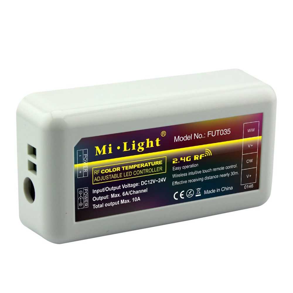 https://discount-led.fr/es/ Controlador de tiras LED de 2,4 GHz CCT  12,80 €  10,24 €    FUT035 - 76551