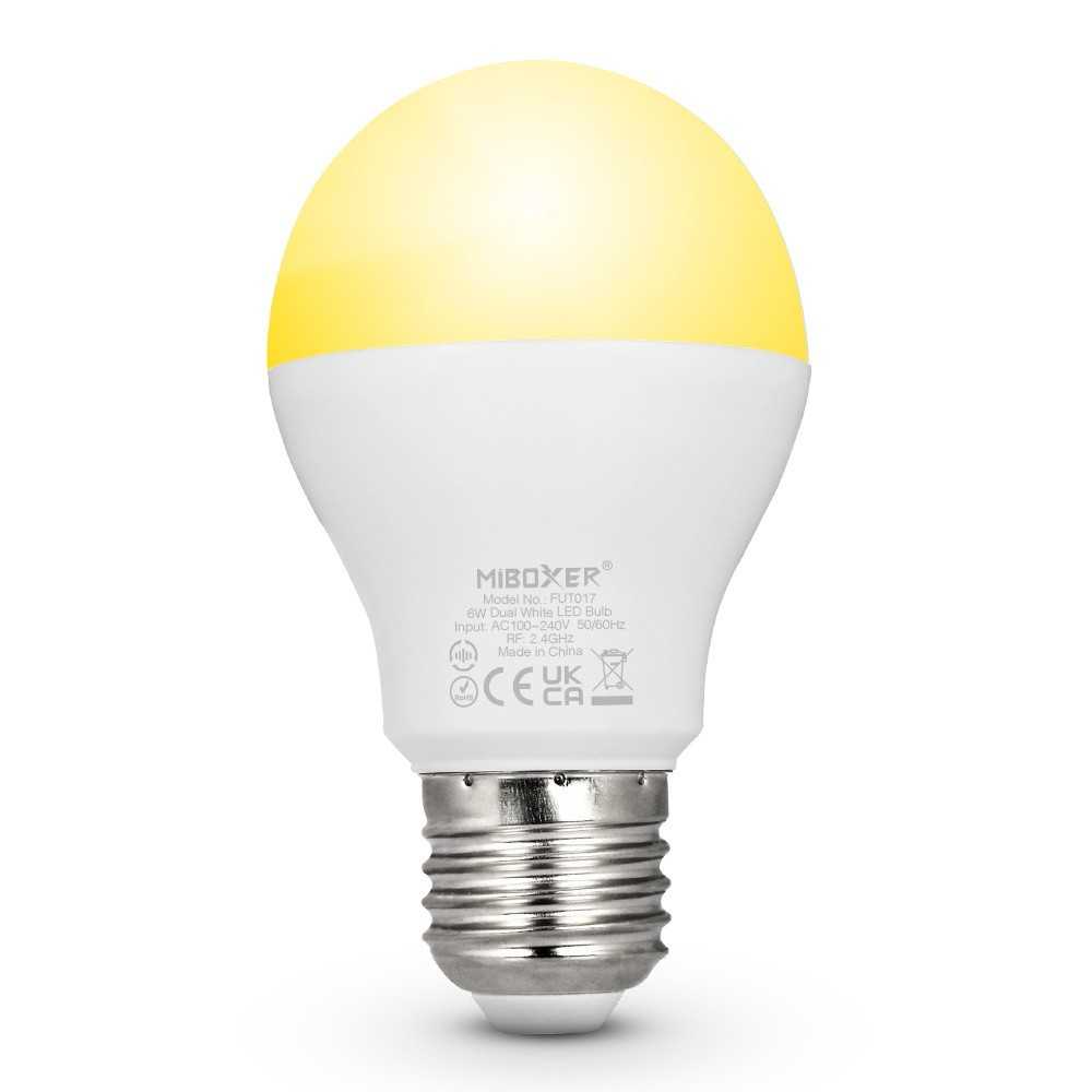 https://discount-led.fr/fr/ Ampoule LED E27 6W pilotable CCT pilotable  14,30 €  11,44 €    FUT017