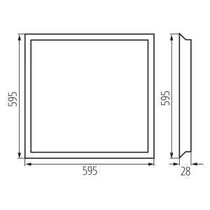 https://discount-led.fr/it/ BLINGO 40W 3800 lm 4000 K Ra95 60x60 IP20 Pannello LED senza alimentatore 31,20 € 24,34 € 39170
