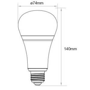 https://design-led.fr/fr/ Ampoule LED RGB&CCT 12W E27 pilotable FUT105 38,00 € 32,30 €