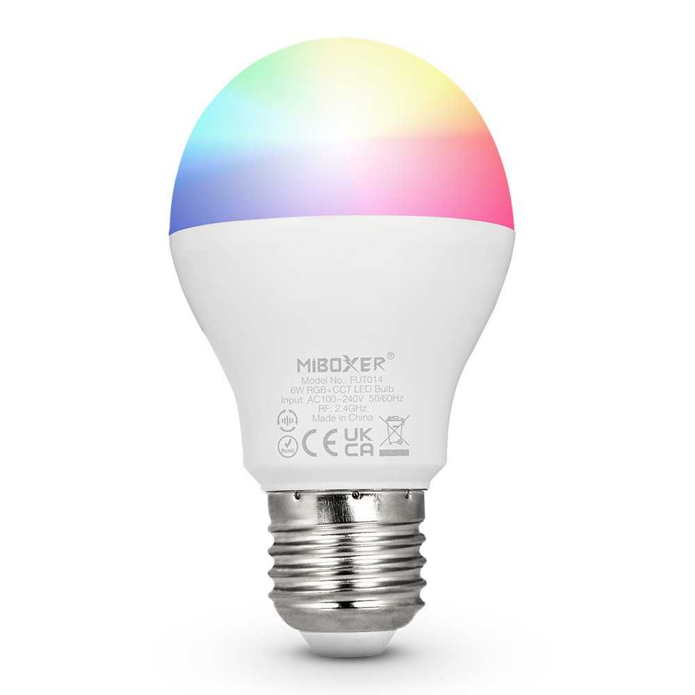 https://discount-led.fr/nl/ 6W E27 RGB LED-lamp&CCT bestuurbaar  17,60 €  14,96 €  -15%  FUT014