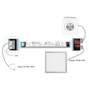 Driver dimmable pour dalle LED 0/1~10V pilotable FUTPL1  30,70 €
