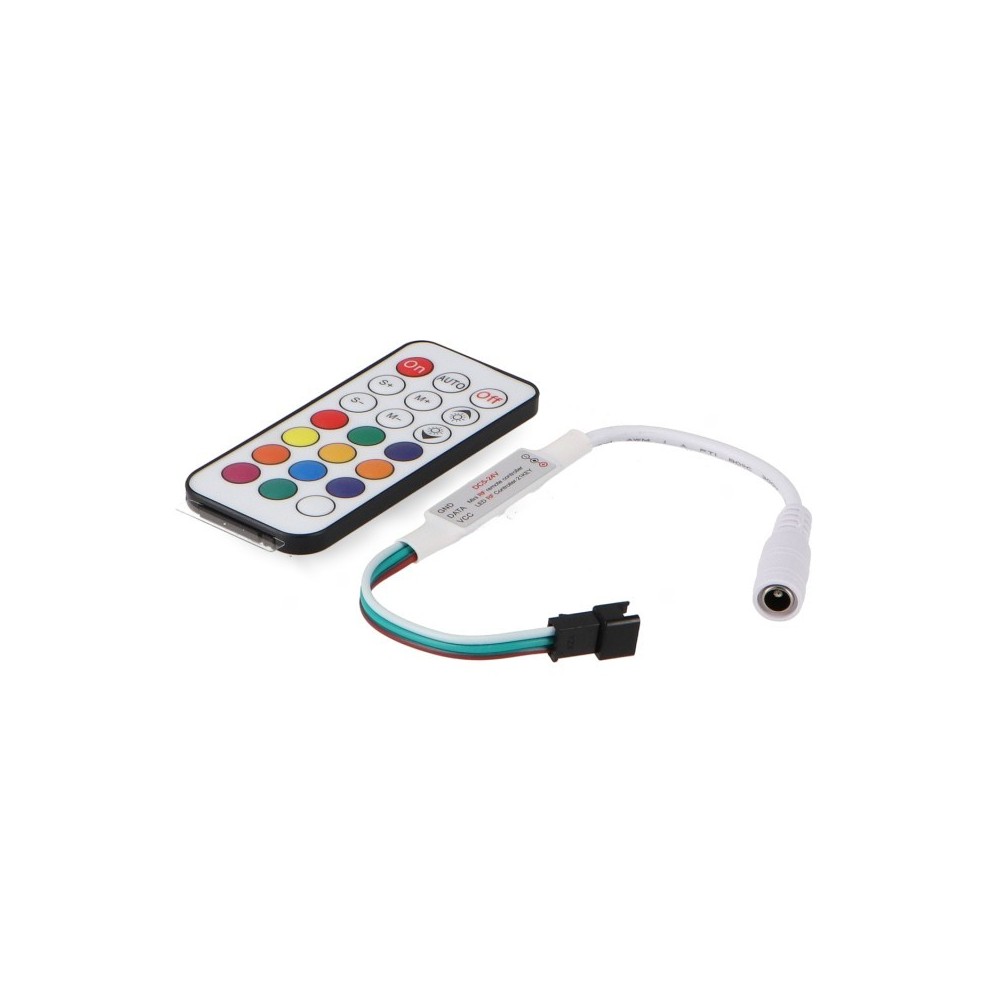 https://discount-led.fr/nl/ Kleurrijk Minicontrolemechanisme en Afstandsbediening voor Digitaal Geleid Lint  10,50 €  8,40 € ...