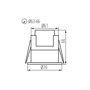 Kanlux - Détecteur de mouvement HF PRESENSOR Blanc - Réf : 38752