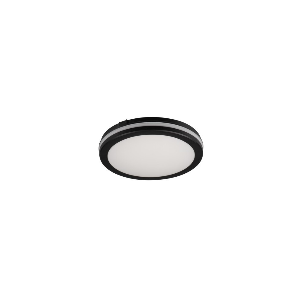 Plafondlamp BENO ECO LED Ø200 20w CCT IP65 Zwart