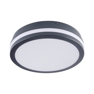 Plafoniera BENO LED Ø220 12/18w CCT IP65 Grafite