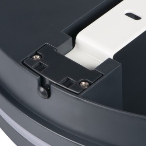 BENO LED-Deckenleuchte Ø220 12/18w CCT IP65 Graphit