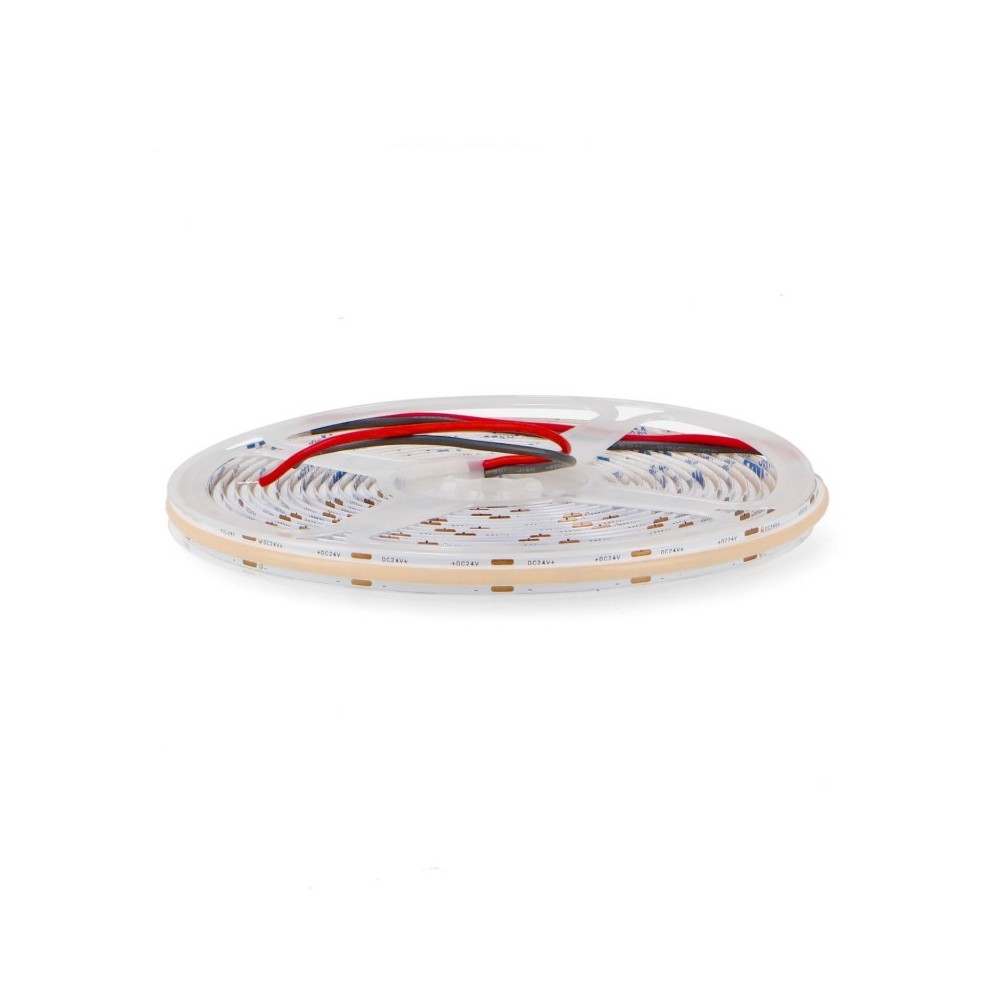 Fita Led 24V Cob Maori Ip20 14W/m - 5 Metros - OURO - 3 anos de garantia