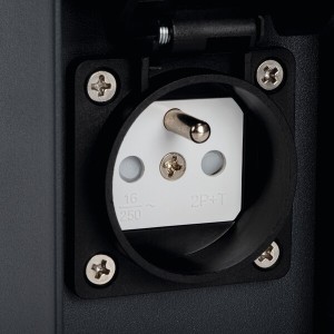 Luminaire extérieur avec source de lumière G9 remplaçable DASTEN et prises électrique