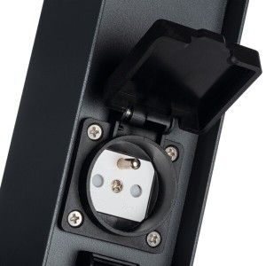 Outdoor luminaire with DASTEN replaceable G9 light source and sockets