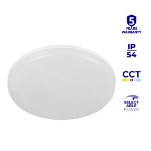 Plafón LED VARSO Ø280 12/20W CCT - 5 años de garantía