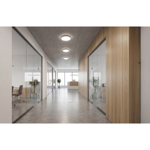 Kanlux - VARSO LED ceiling light, Ø330, 22/30W, CCT – 5-year warranty – Ref: 26439