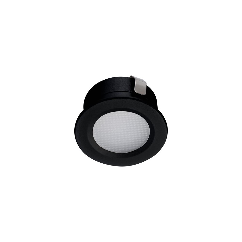 Luminaire LED intégré 12V 1W IMBER Ø30 mm IP65 4000K noir235247.120.2