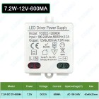 Alimentación LED 7,2W 12VDC 600mA