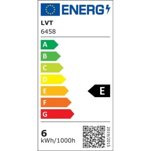 LVT - Lampada architettonica a LED Tino 6W 4000K nera - Codice: 6458