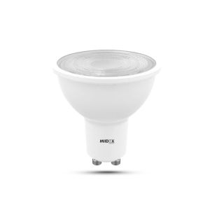 Miidex - Lampadina LED GU10 Spot 4,9 W dimmerabile 2700 K 60° - Codice: 100975