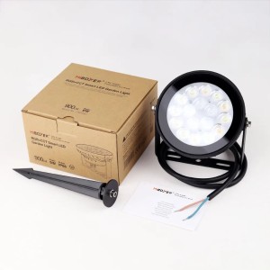 Miboxer - Candeeiro de jardim LED RGB inteligente + CCT 9 W (2,4 GHz) - FUTC02