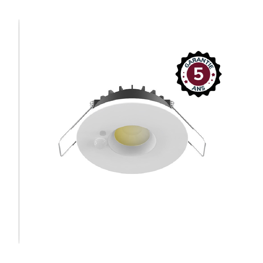 Miidex - Foco LED « CCT » BBC Blanco 6 W 2700/3000/4000 K + Sensor - Maestro/Esclavo - Garantía de 5 años - Ref.: 101112