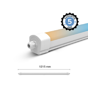 Miidex - Waterdichte LED-armaturen met geïntegreerde CCT, 35 W, 1215 x 66 x 63 mm, doorvoeruitvoering - 5 jaar garantie - Artike