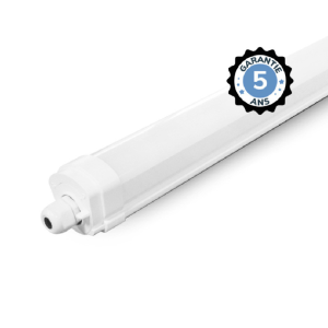 Miidex – Wasserdichte LED-Leuchte mit integrierten Leuchtdioden DANUBE 4000K 18W 655 x 58 x 60 mm Durchgangsmontage 5 Jahre Gara