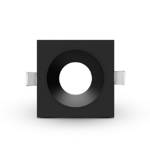 Miidex – Low-luminance square/round black/black flange for ÉCLAT II spotlight – Ref: 100294