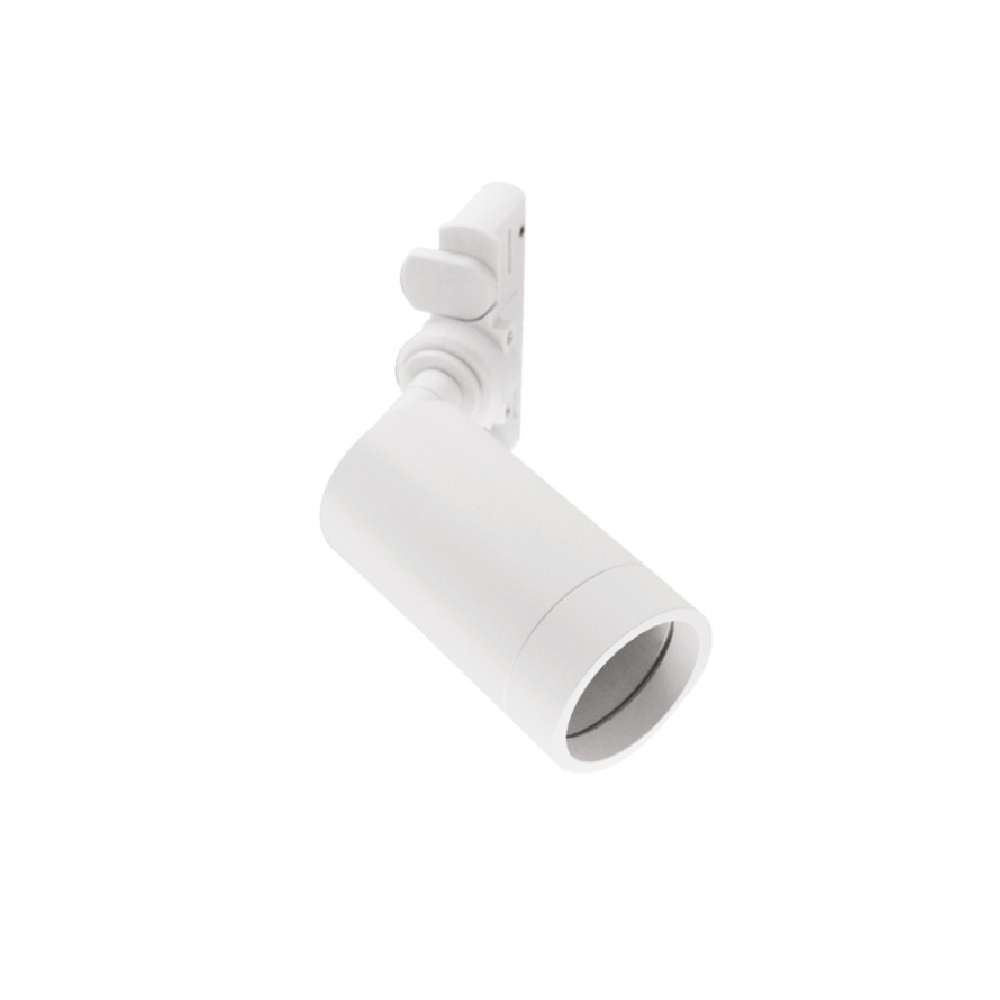 Miidex - Spot LED sur rail FOCUS Blanc GU10 3 allumages - Réf : 8370