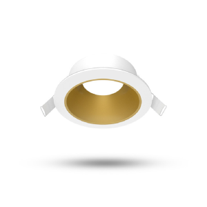 Soporte redondo blanco-dorado de baja luminosidad para proyector éclat II10028312.640