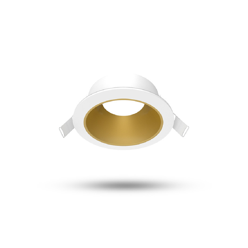 Miidex – Round/round low-luminance white/gold reflector for ÉCLAT II spotlight – Ref: 100283