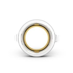 Miidex – Round/round low-luminance white/gold reflector for ÉCLAT II spotlight – Ref: 100283