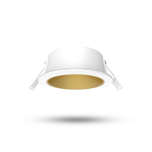 Miidex – Round/round low-luminance white/gold reflector for ÉCLAT II spotlight – Ref: 100283