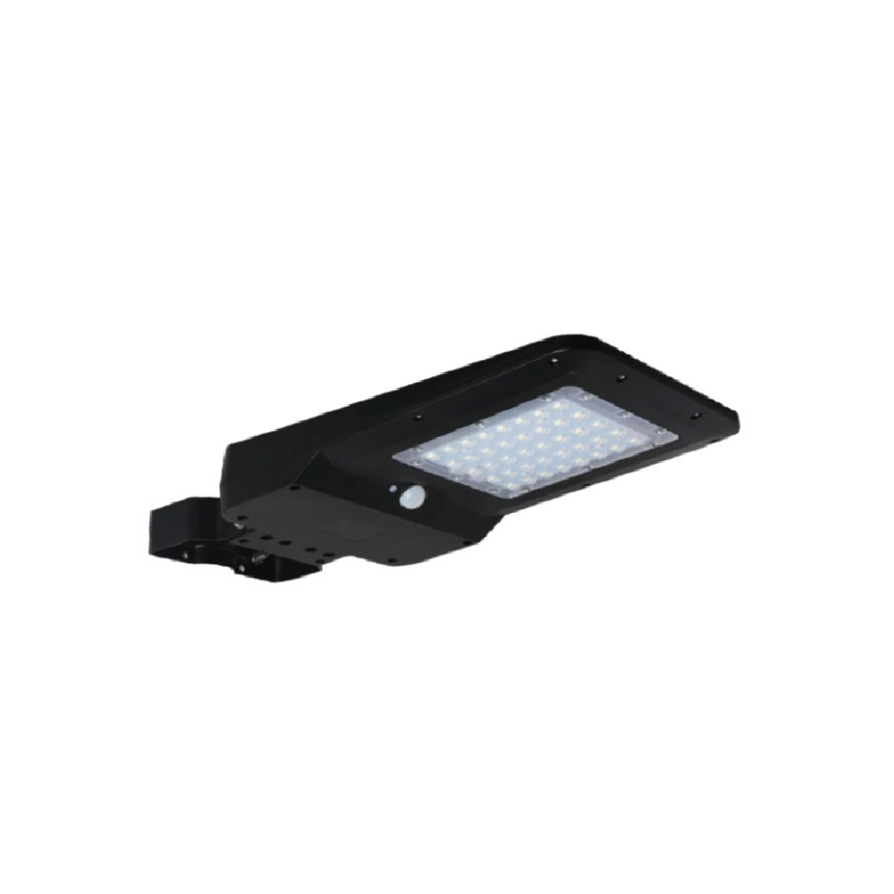 Miidex - Lampada da strada SUNNY STREET a energia solare con sensore IR, 15 W, 3000 K - Codice: 100153