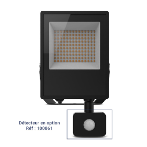 Miidex - Proyector LED LUMOS LITE negro, 50 W, CCT, IP65 (sensor opcional) - Ref.: 100741