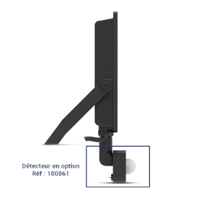 Miidex - Proyector LED LUMOS LITE negro, 50 W, CCT, IP65 (sensor opcional) - Ref.: 100741
